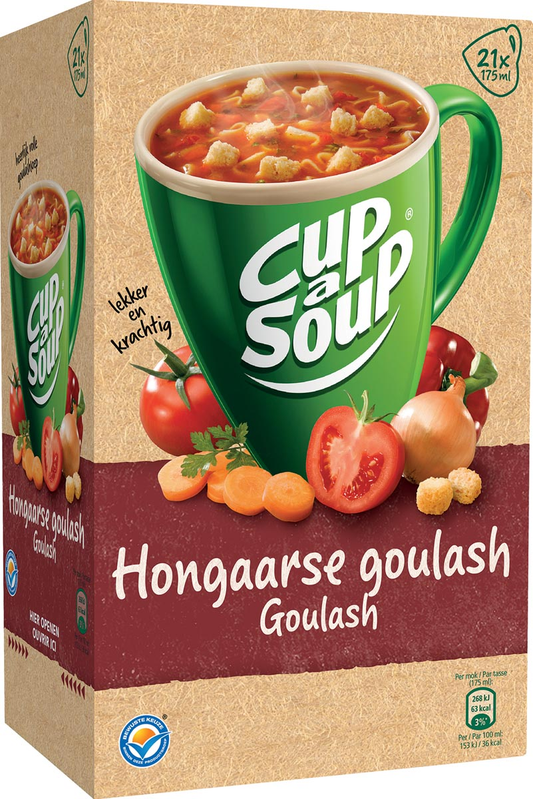 Cup-a-Soup Hongaarse goulash, pak van 21 zakjes