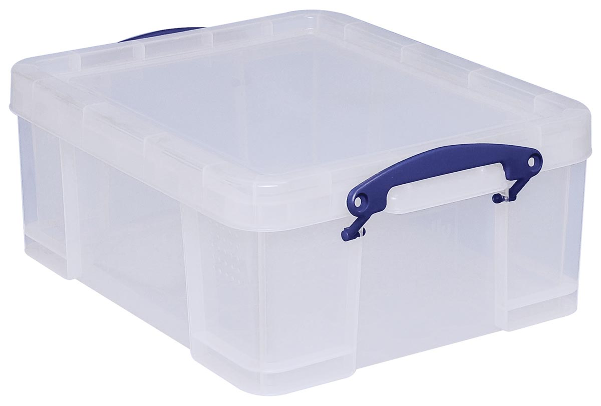 Really Useful Box opbergdoos 21 liter, transparant