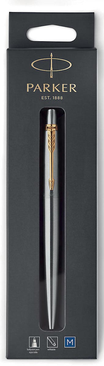 Parker Jotter balpen Stainless Steel GT, op blister