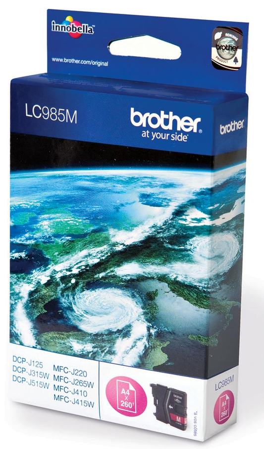 Brother inktcartridge, 260 pagina's, OEM LC-985M, magenta