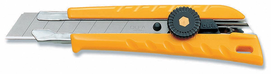 Olfa Cutter L-1 Green, 18 mm, geel