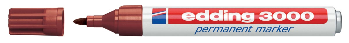 Edding permanent marker 3000 bruin