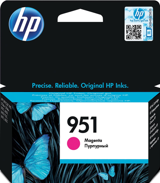 HP inktcartridge 951, 700 pagina's, OEM CN051AE, magenta