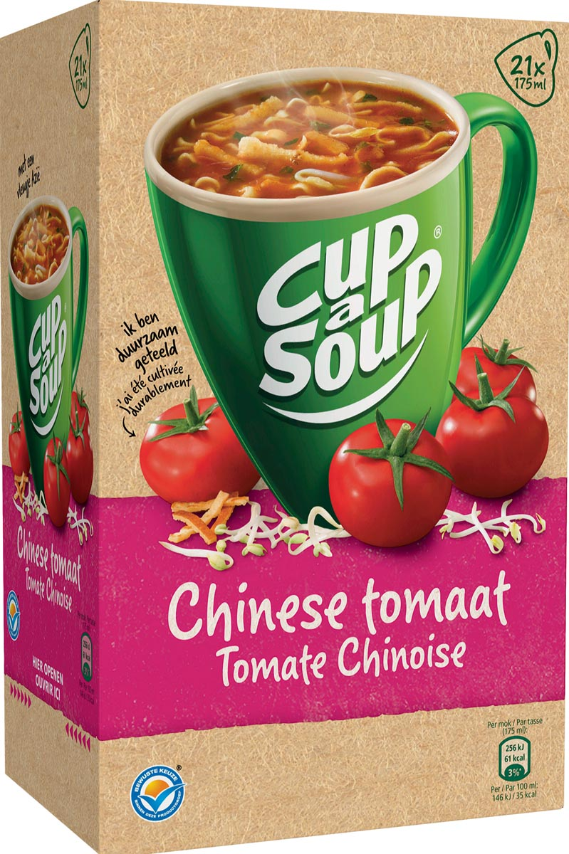 Cup-a-Soup Chinese tomaat, pak van 21 zakjes