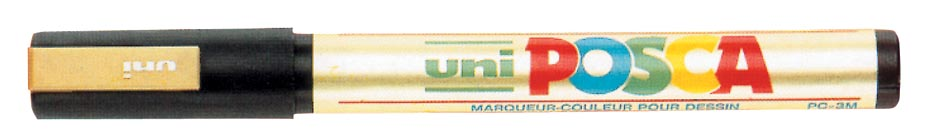 uni-ball Paint Marker op waterbasis Posca PC-3M goud