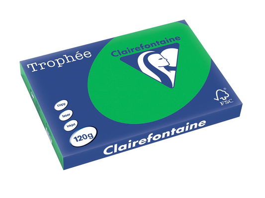 Clairefontaine Trophée Intens A3, 120 g, 25 vel, biljartgroen