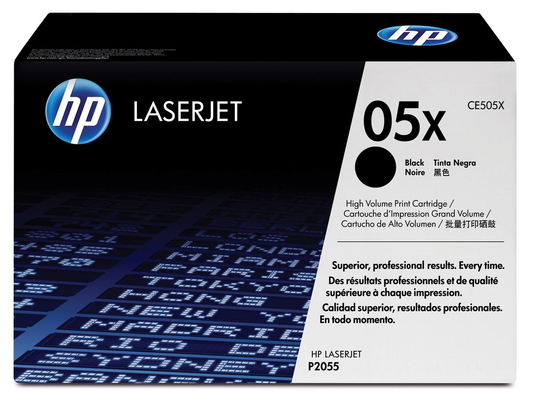 HP toner 05X, 6 500 pagina's, OEM CE505X, zwart