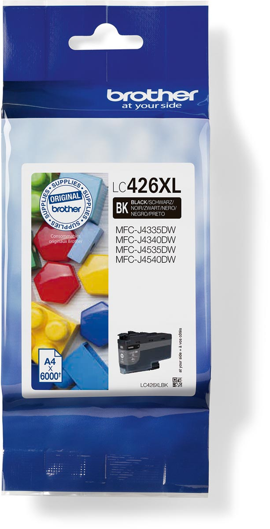 Brother inktcartridge, 6.000 pagina's, OEM LC-426XLBK, zwart