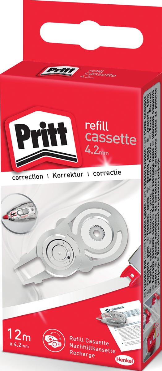 Pritt vulling voor correctieroller Refill Flex 4,2 mm x 12 m, in ophangdoosje