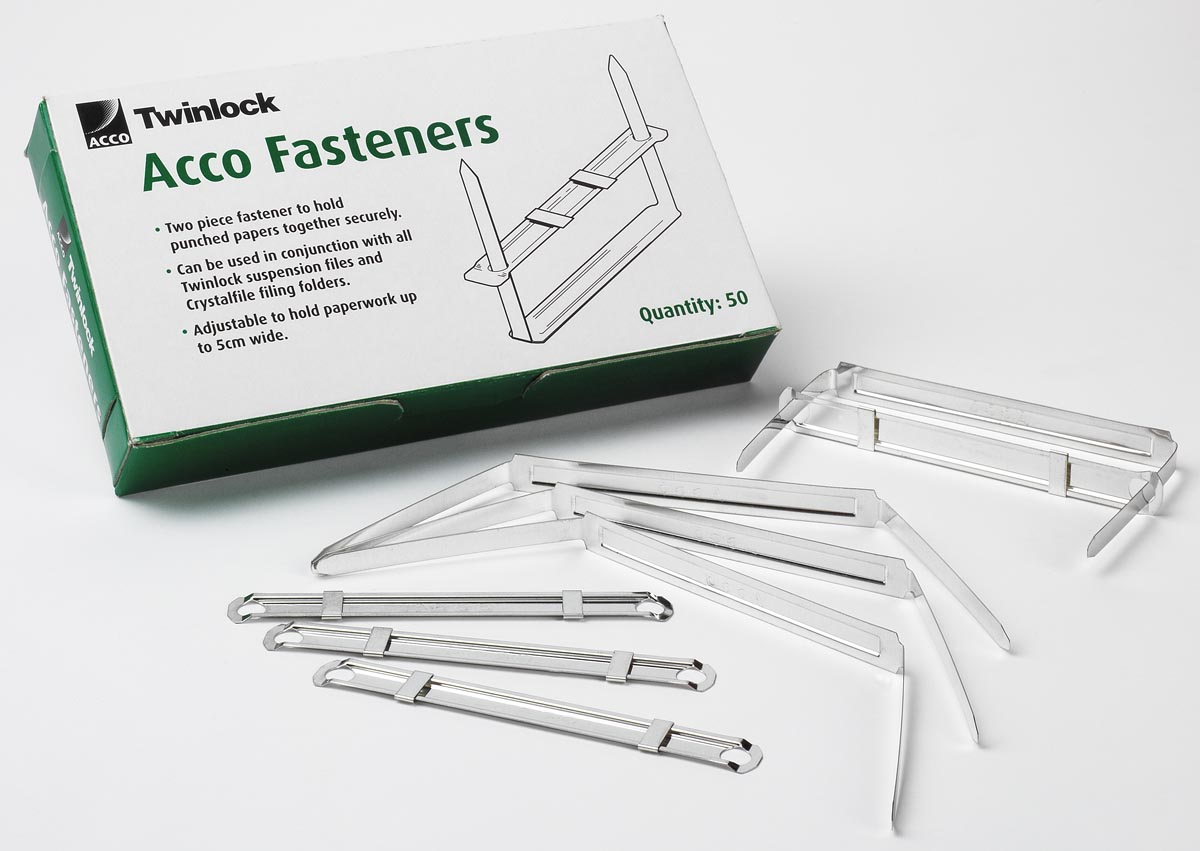 Acco fasteners, doos van 50 stuks