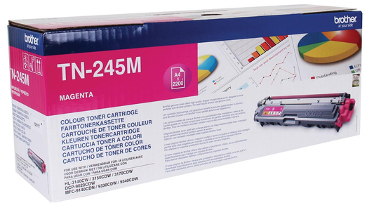 Brother toner, 2.200 pagina's, OEM TN-245M, magenta