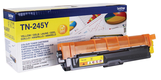 Brother toner, 2.200 pagina's, OEM TN-245Y, geel