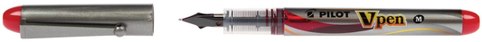 Pilot vulpen V-Pen Silver rood