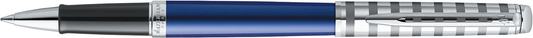 Waterman roller  Hémisphère Deluxe Marine Blue met palladium detail