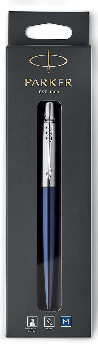 Parker Jotter balpen Royal Blue CT, op blister