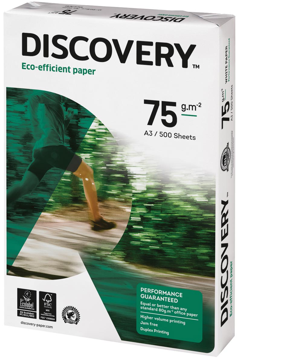 Discovery kopieerpapier ft A4, 75 g, pak van 500 vel