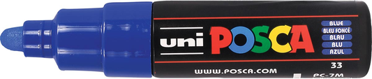 Posca paintmarker PC-7M donkerblauw