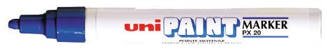 Uni Paint Marker PX-20 blauw