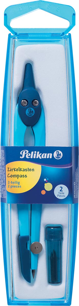 Pelikan passer met reservemines, in doosje, in geassorteerde kleuren