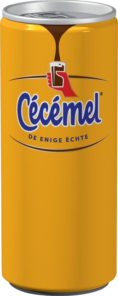 Cécémel chocolademelk, blik van 25 cl, pak van 24 stuks