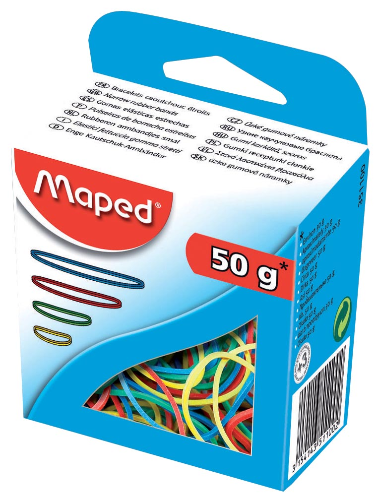 Maped elastieken doos van 50 g