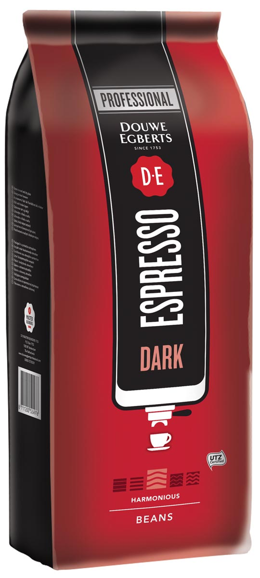 Douwe Egberts koffiebonen, espresso Dark, pak van 1 kg