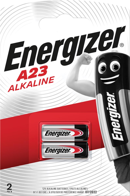 Energizer batterij Alkaline A23, blister van 2 stuks