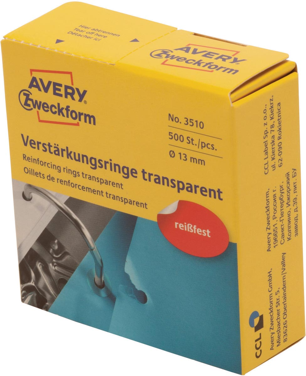 Avery Versterkingsringen transparant