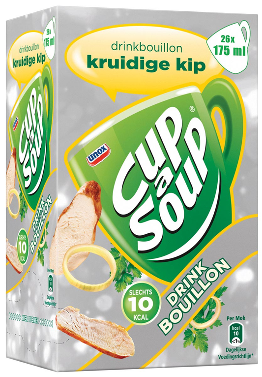 Cup-a-Soup drinkbouillon kruidige kip, pak van 26 zakjes