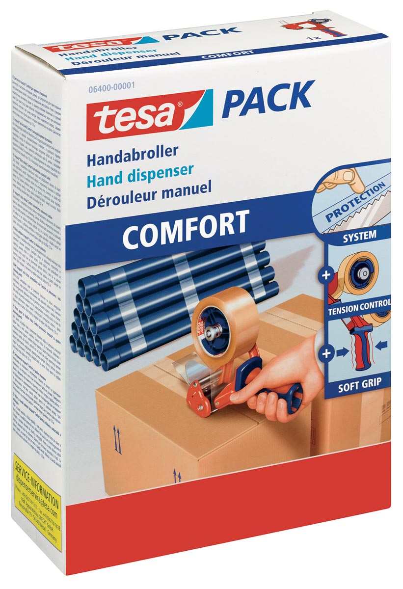 Tesa Pack 6400 verpakkingshanddispenser 'Comfort'