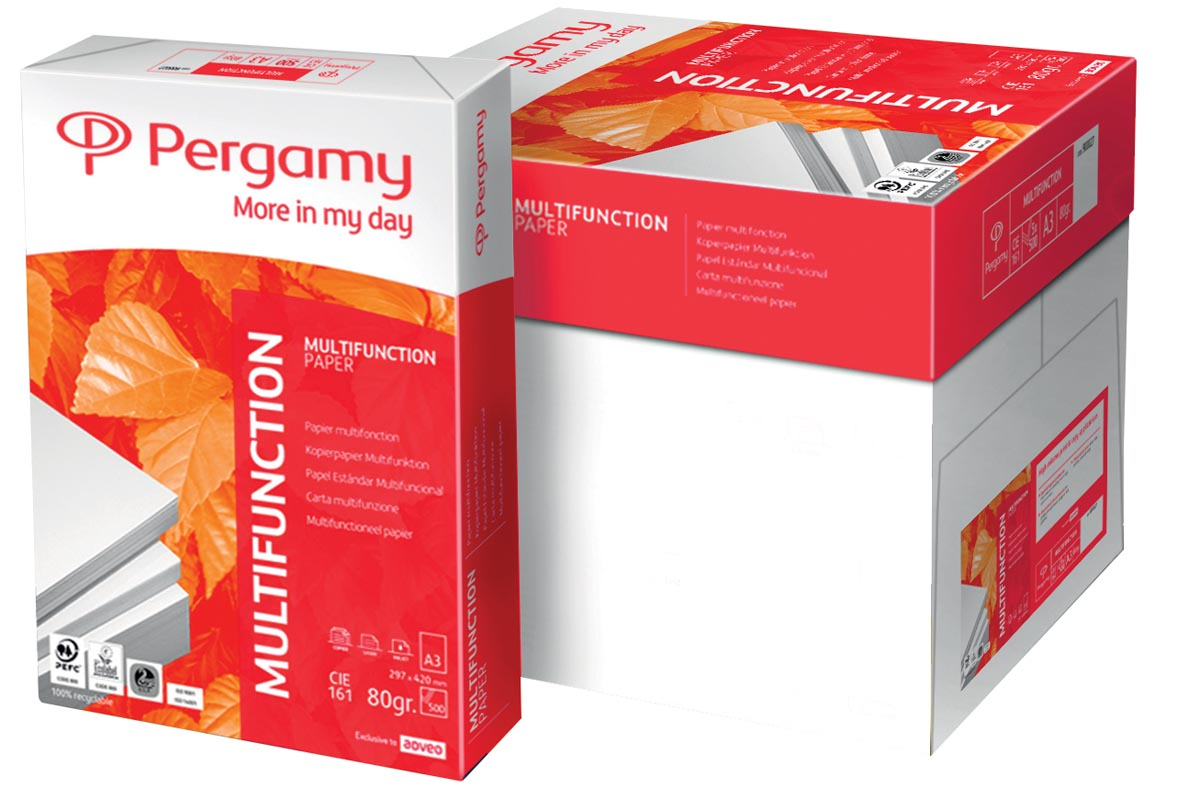 Pergamy Multifunction printpapier ft A4, 80 g, pak van 500 vel