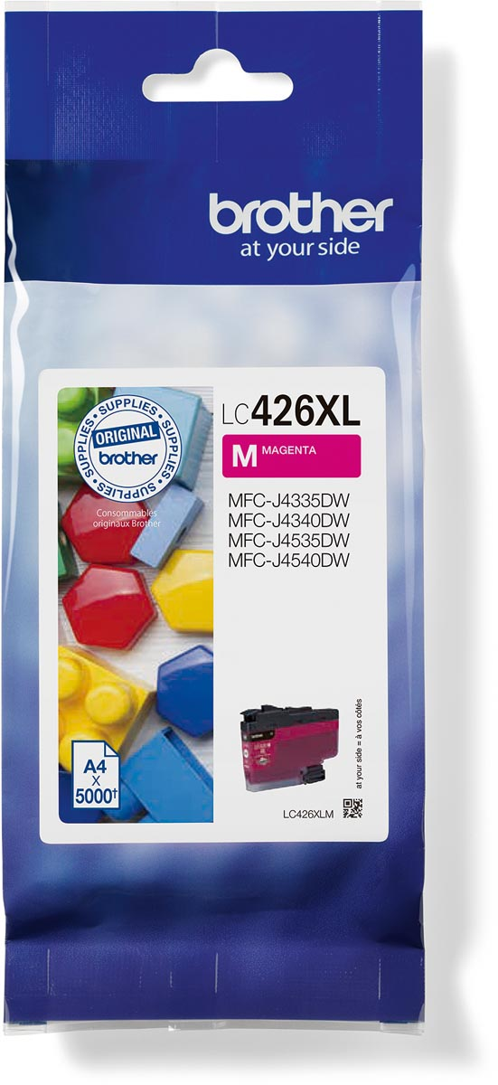 Brother inktcartridge, 5.000 pagina's, OEM LC-426XLM, magenta