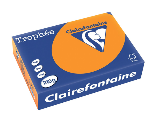 Clairefontaine Trophée Intens A4, 210 g, 250 vel, kardinaalrood