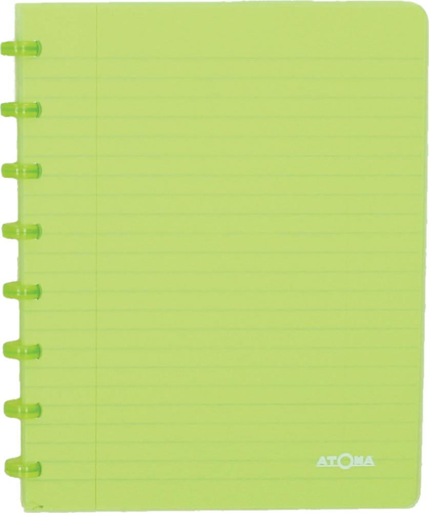 Atoma schrift Trendy ft A5, geruit 5 mm, transparant groen