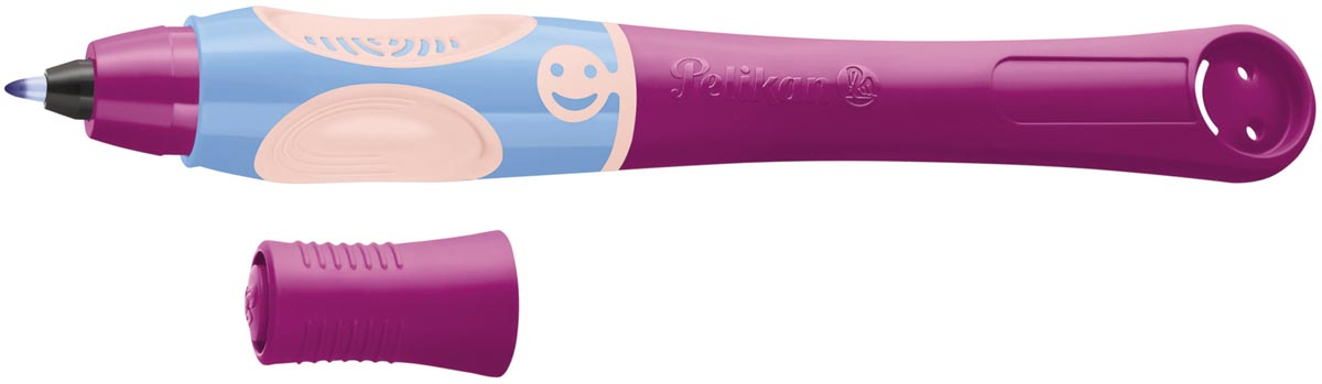 Pelikan Griffix roller, op blister, voor rechtshandigen, paars - blauw