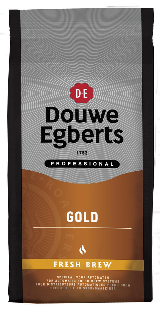 Douwe Egberts gemalen koffie voor automaten, Gold fresh brew, pak van 1 kg