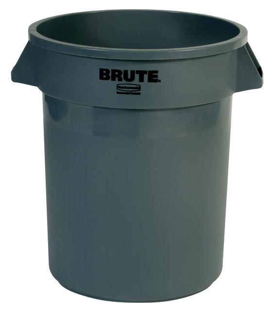 Rubbermaid afvalcontainer Brute, zonder deksel, 76 liter, grijs