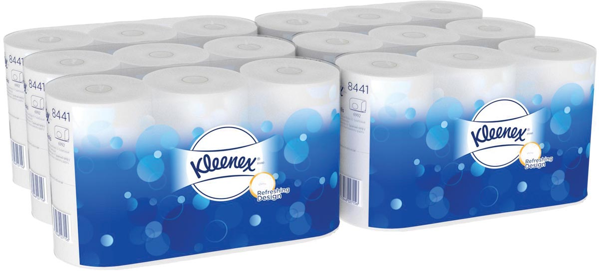 Kleenex toiletpapier, 2-laags, 600 vellen, pak van 6 rollen