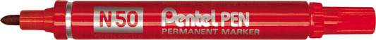 Pentel merkstift Pen N50 rood