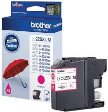 Brother inktcartridge, 1.200 pagina's, OEM LC-225XLM, magenta