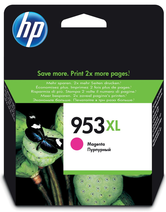 HP inktcartridge 953XL, 1.600 pagina's, OEM F6U17AE, magenta