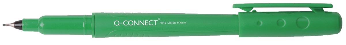 Q-Connect fineliner, 0,4 mm, groen