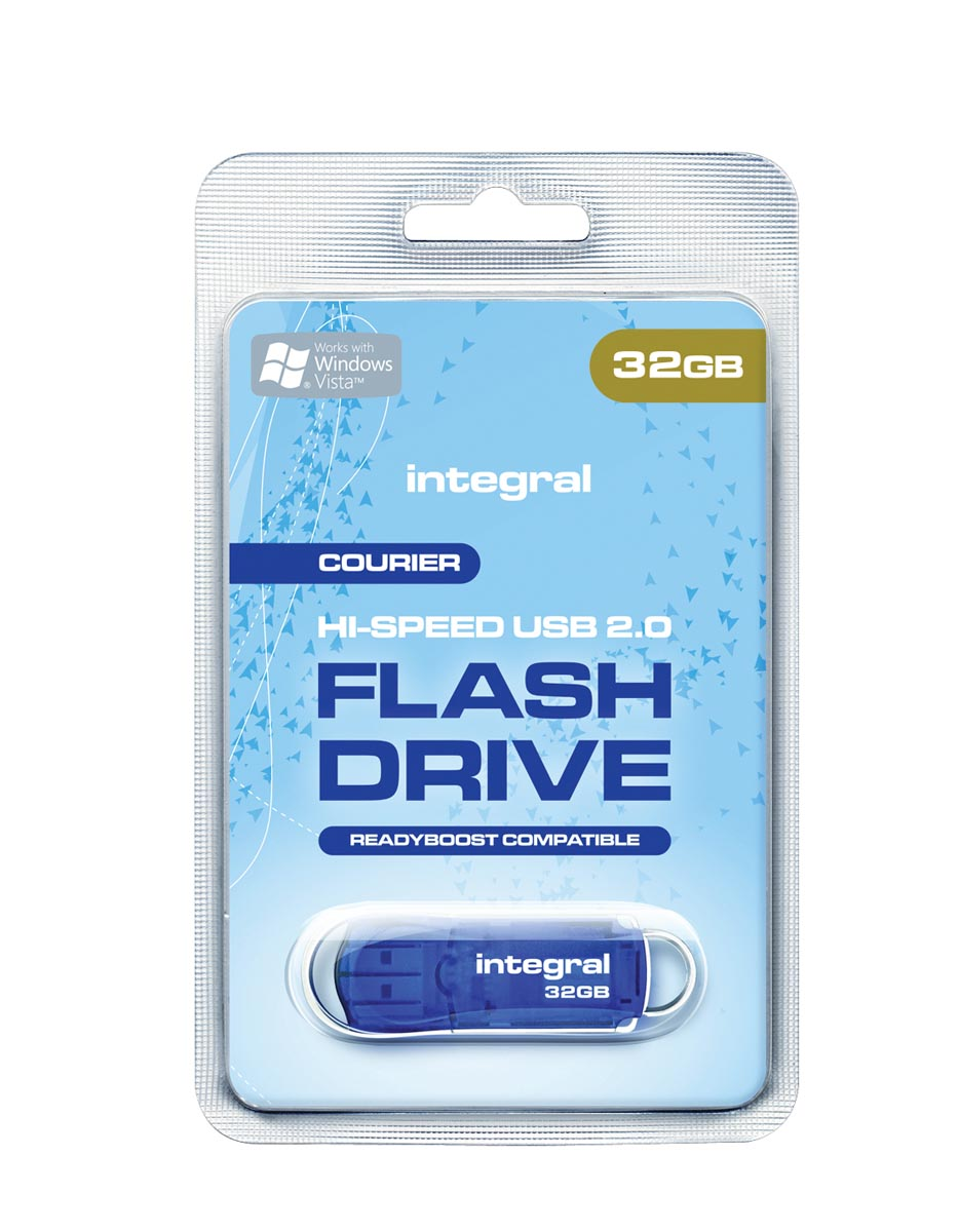 Integral Courier USB 2.0 stick, 32 GB