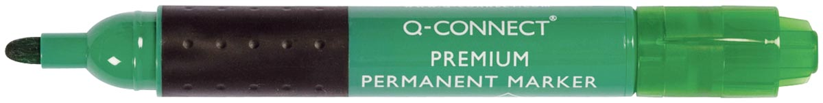 Q-Connect premium permanent marker, ronde punt, groen